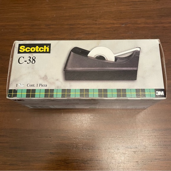 scotch Office Scotch Desktop Tape Dispenser C38 Black Weighted